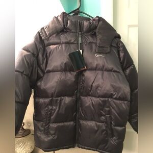 Karl Kani steel gray  boys bubble coat